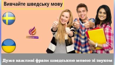 Дуже важливі фрази шведською мовою зі звуком