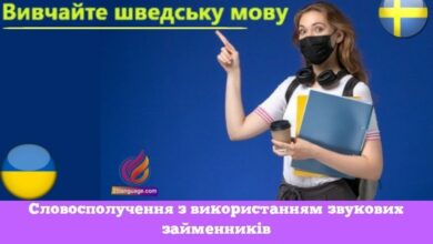 Словосполучення з використанням звукових займенників