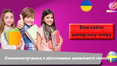 Словосполучення з дієсловами наказового способу