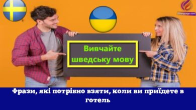 Фрази, які потрібно взяти, коли ви приїдете в готель