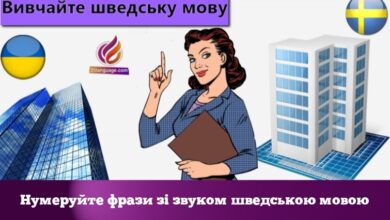 Нумеруйте фрази зі звуком шведською мовою